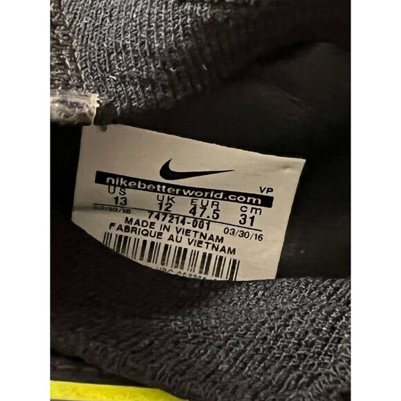 Nike Cleats Men's Size 13 Pull on Sock Style with Tie Laces Great condition Used - Picture 5 of 7